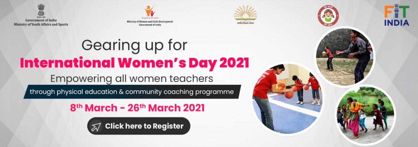 FIT INDIA MOVEMENT :EMPOWERING WOMEN PE TEACHERS AND COMMUNITY /SPORT COACHES IN THE FIELD OF PHYSICAL EDUCATION
